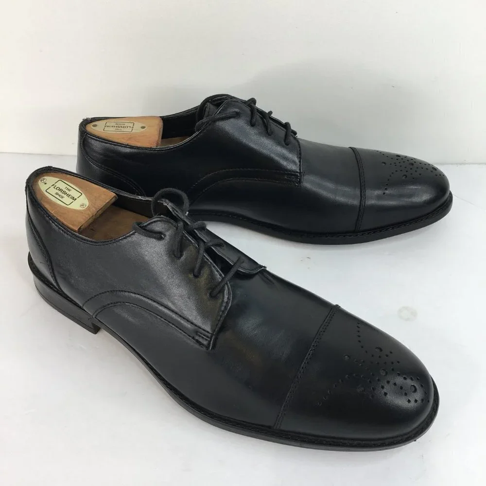 Florsheim Mens Casual Dress Shoes Perforated cap toe 9.5 M 20173